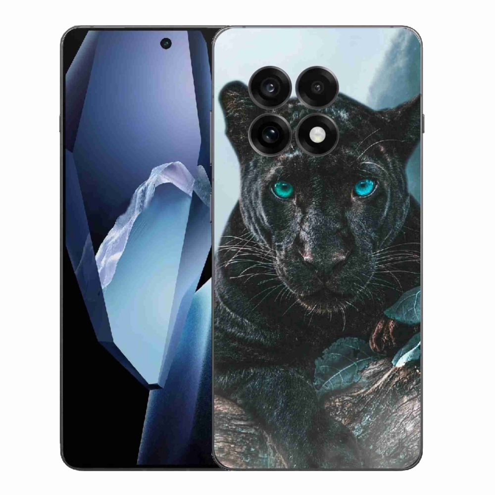 Zselés borítás mmCase One Plus 13R készülékhez - fekete párduc
