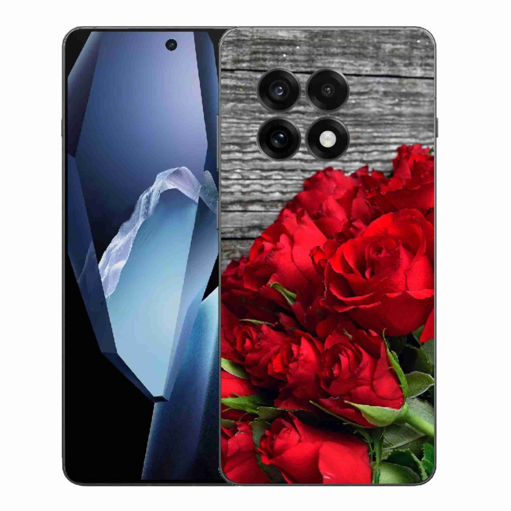 Gél borítás mmCase a One Plus 13R készülékre - piros rózsa