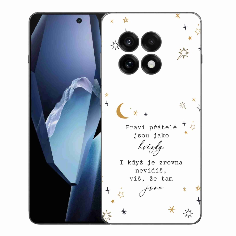Zselés borítás mmCase a One Plus 13R készülékre - idézet 6 fehér háttér