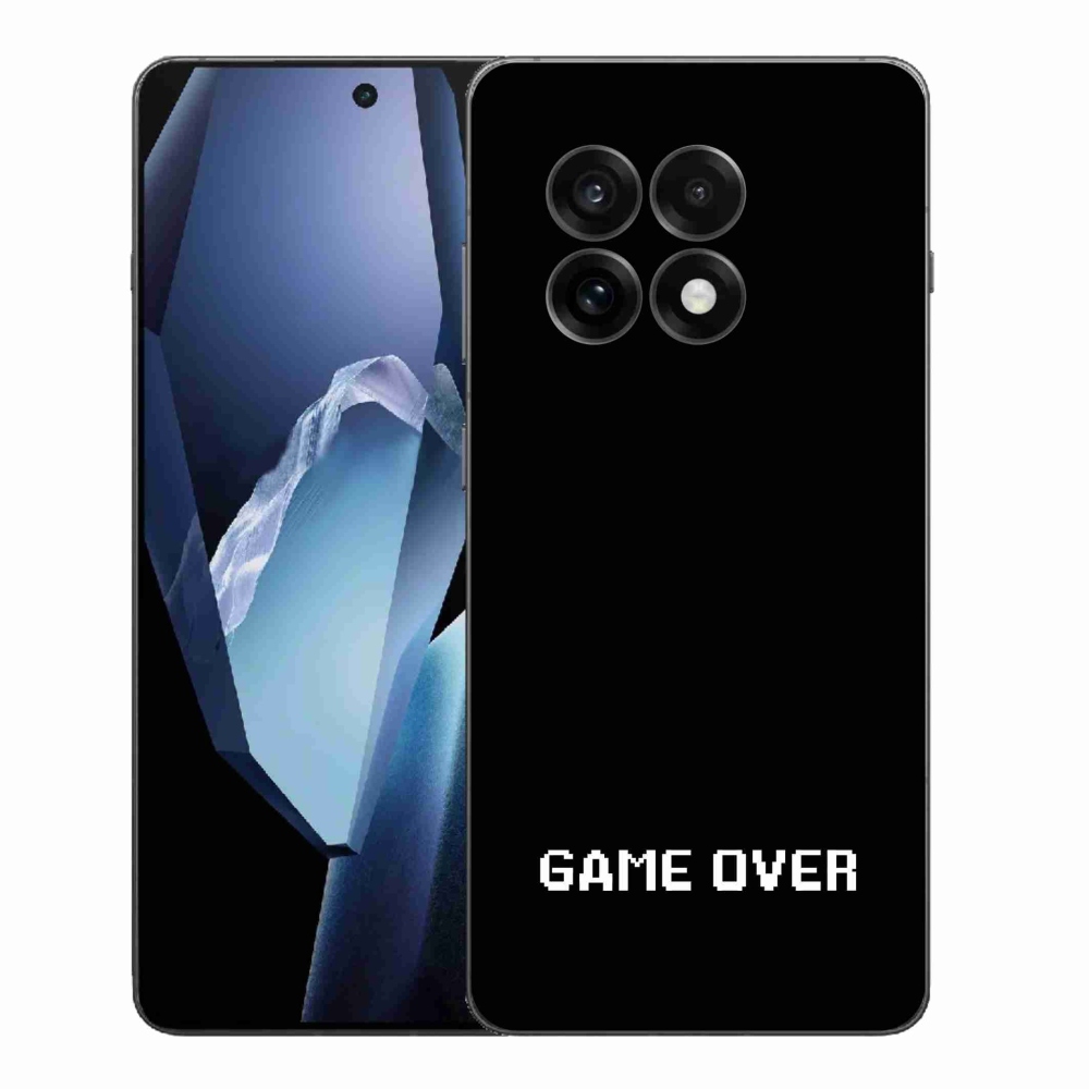 Zselés borítás mmCase One Plus 13R - játék fekete háttéren
