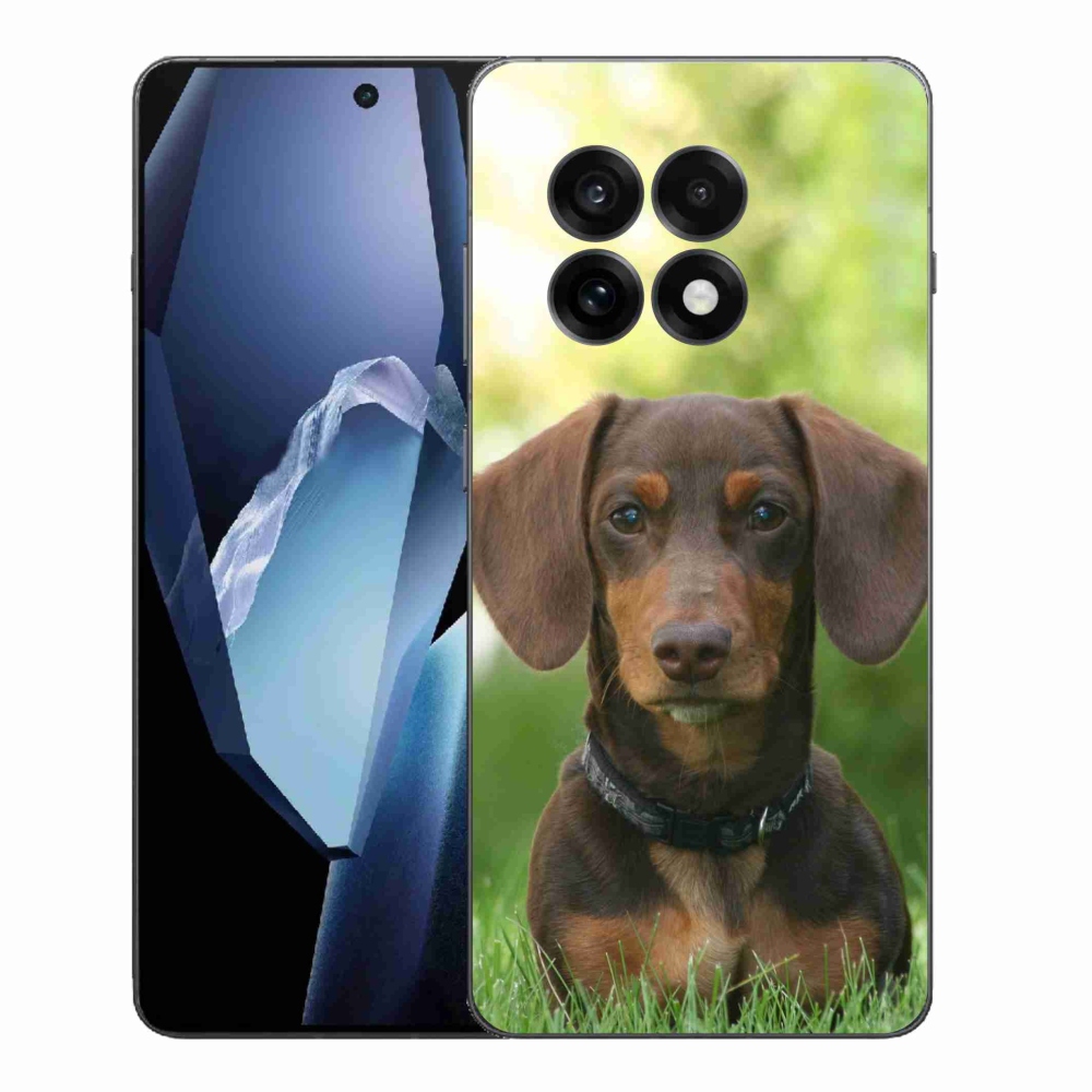 Zselés borítás mmCase for One Plus 13R - barna tacskó