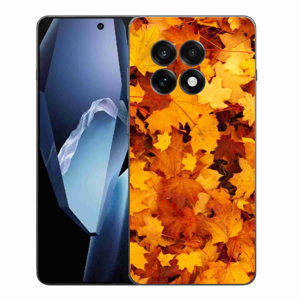 Zselés tok mmCase a One Plus 13R készülékhez - juharlevelek