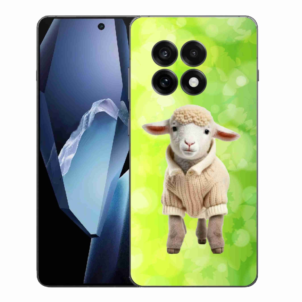 Zselés borítás mmCase a One Plus 13R-hez - bárány pulóverben
