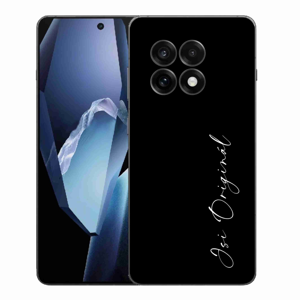 Gél borító mmCase a One Plus 13R - te vagy az eredeti fekete háttérrel