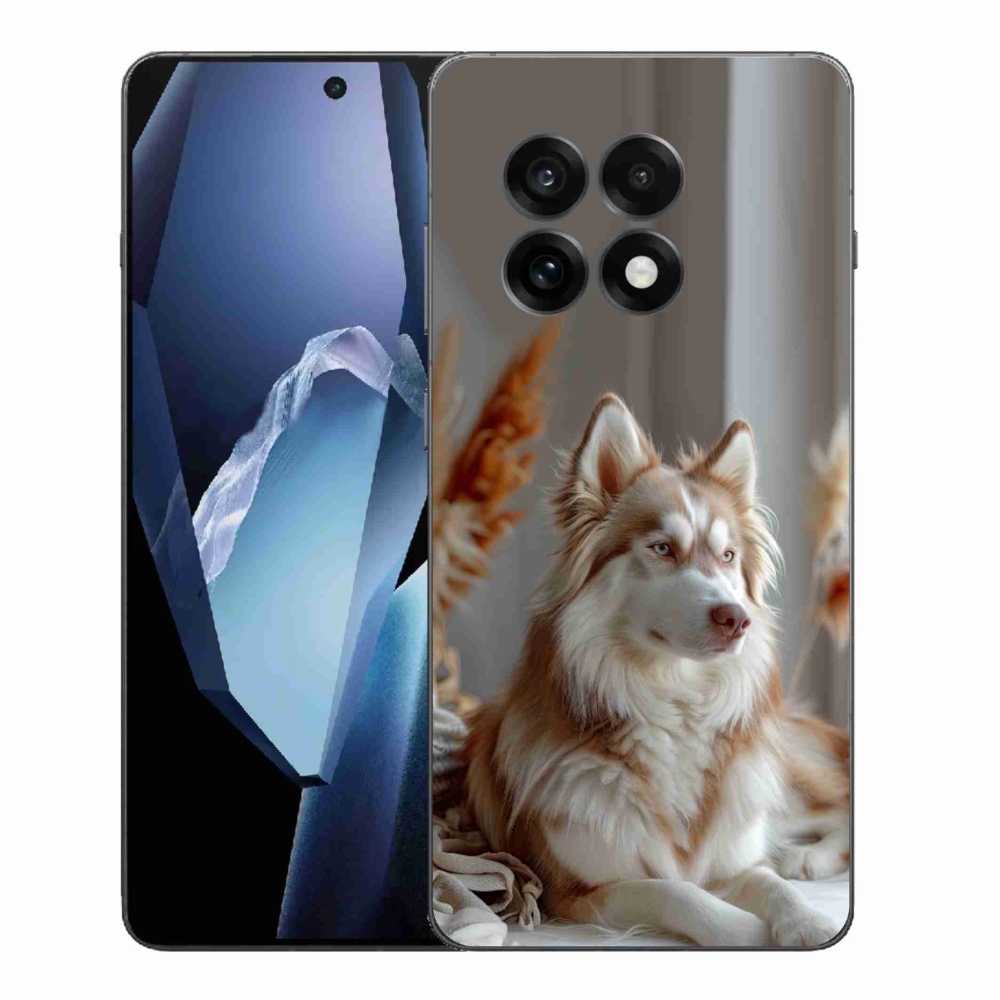 Zselés borítás mmCase a One Plus 13R készülékhez - csendes szibériai husky
