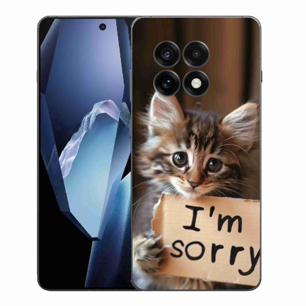 Gél borítás mmCase a One Plus 13R készülékhez - Cat's Excuse (Macska mentség)