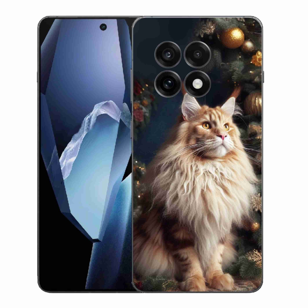Zselés borítás mmCase a One Plus 13R-hez - macska a fánál