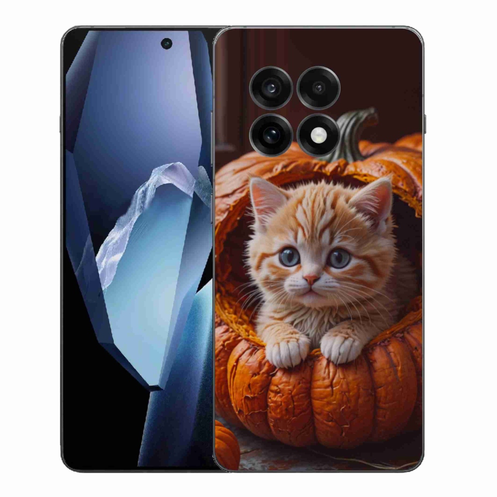 Gél borítás mmCase a One Plus 13R készülékhez - cica és tök 2