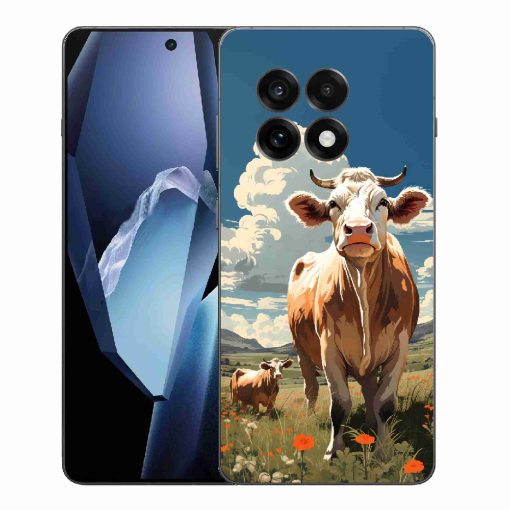 Zselés borítás mmCase for One Plus 13R - tehenek a réten
