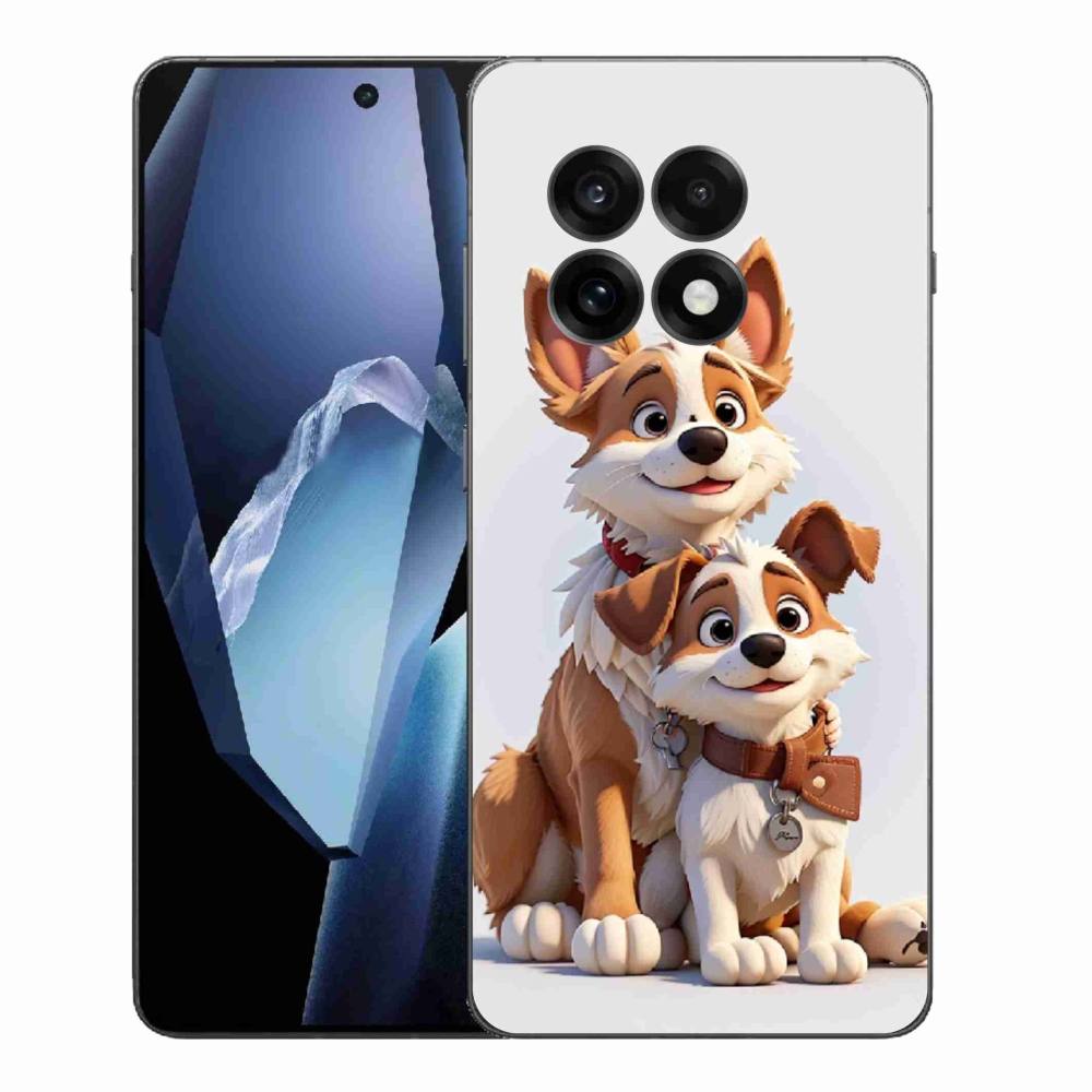 Zselés borítás mmCase a One Plus 13R-en - psi rajzolás