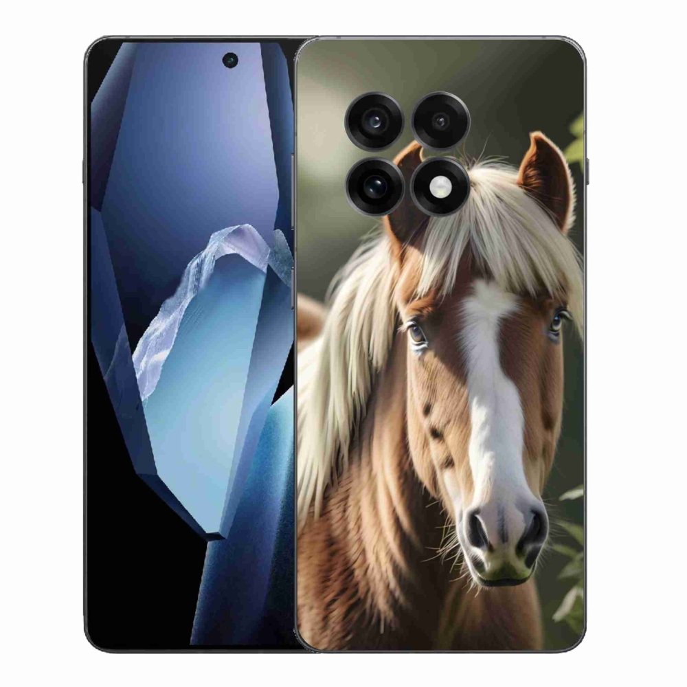 Zselés borítás mmCase for One Plus 13R - ló világos sörénnyel