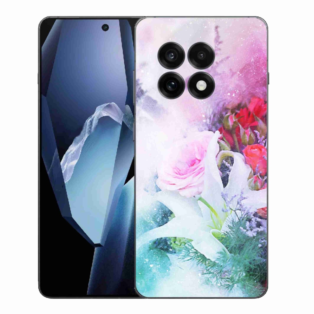 Zselés borítás mmCase a One Plus 13R készülékhez - virág 4