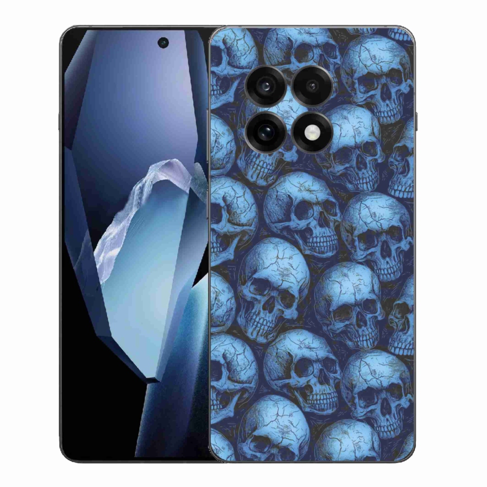 Zselés borítás mmCase One Plus 13R - koponyák