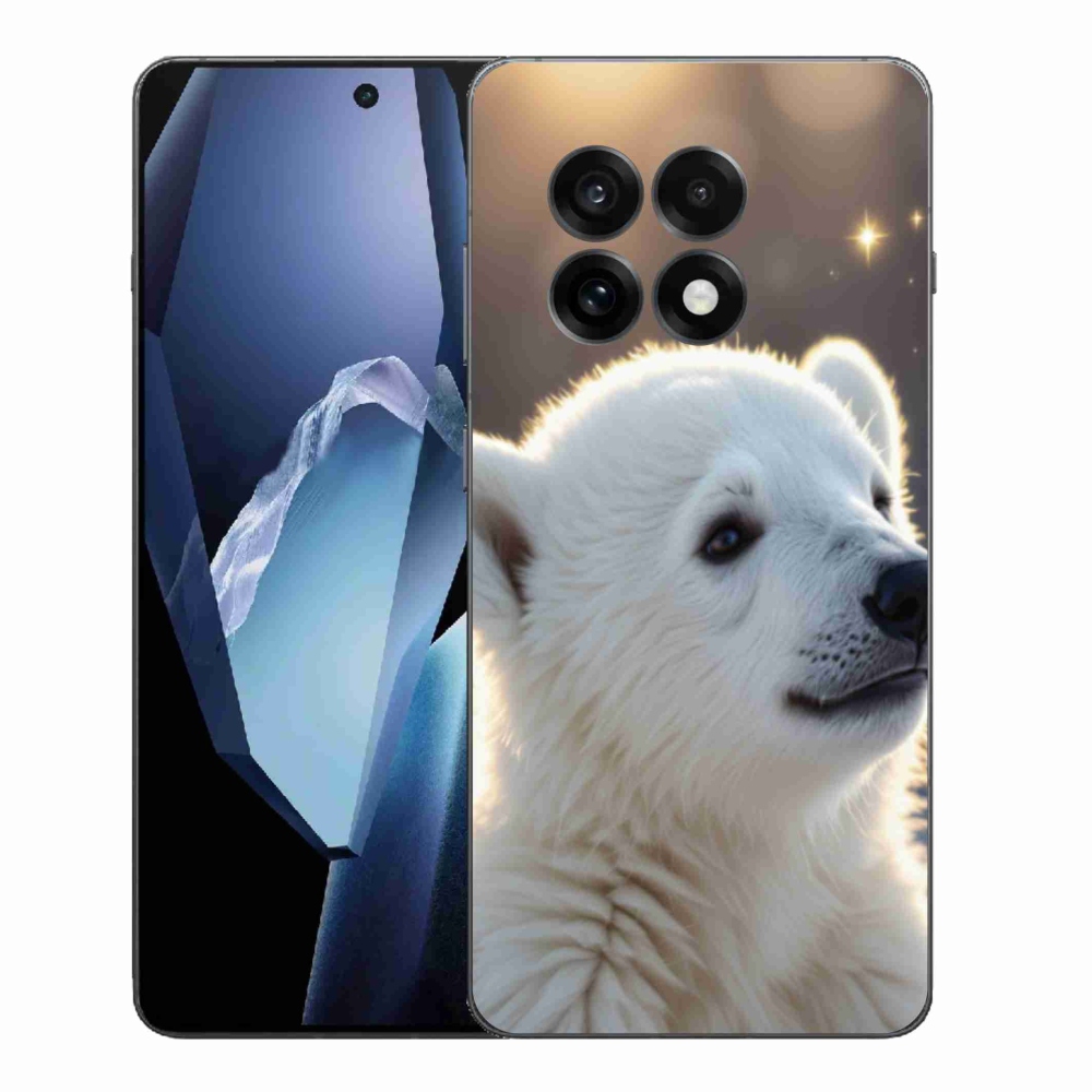 Zselés tok mmCase One Plus 13R készülékhez - jegesmedve