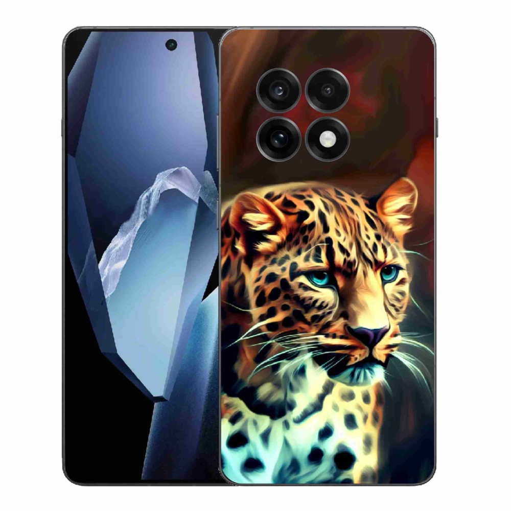 Zselés borítás mmCase a One Plus 13R készülékhez - leopárd