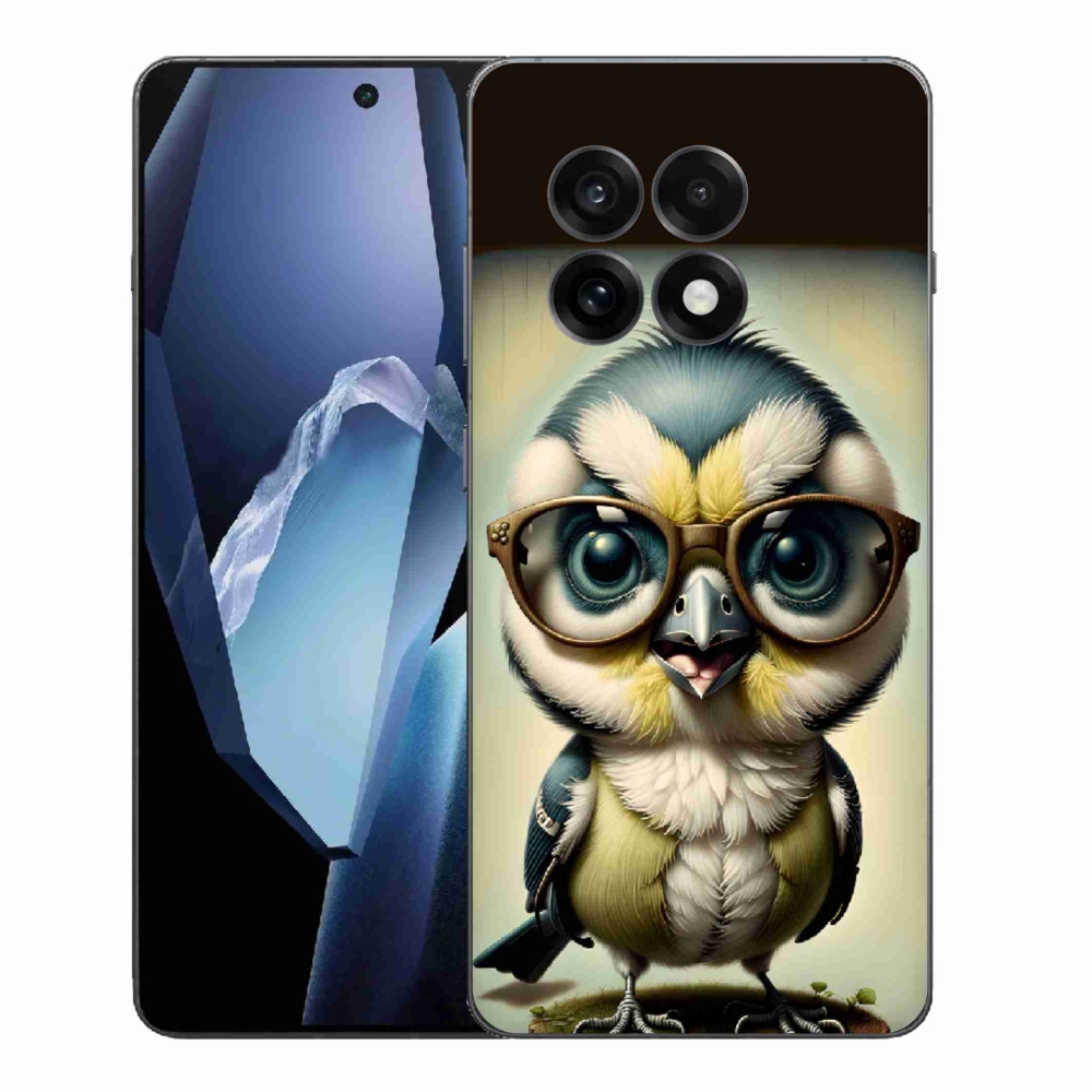 Zselés borítás mmCase a One Plus 13R-hez - cub szemüveggel
