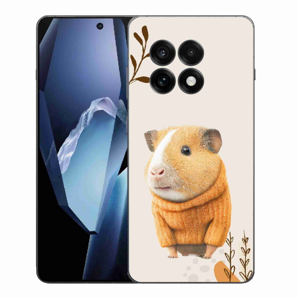 Zselés borítás mmCase a One Plus 13R készülékhez - tengerimalac pulóverben