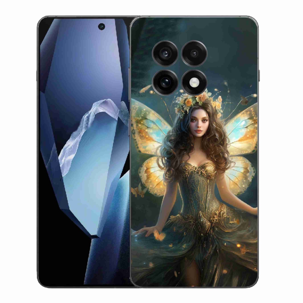 Zselés borítás mmCase a One Plus 13R-en - pillangó nő