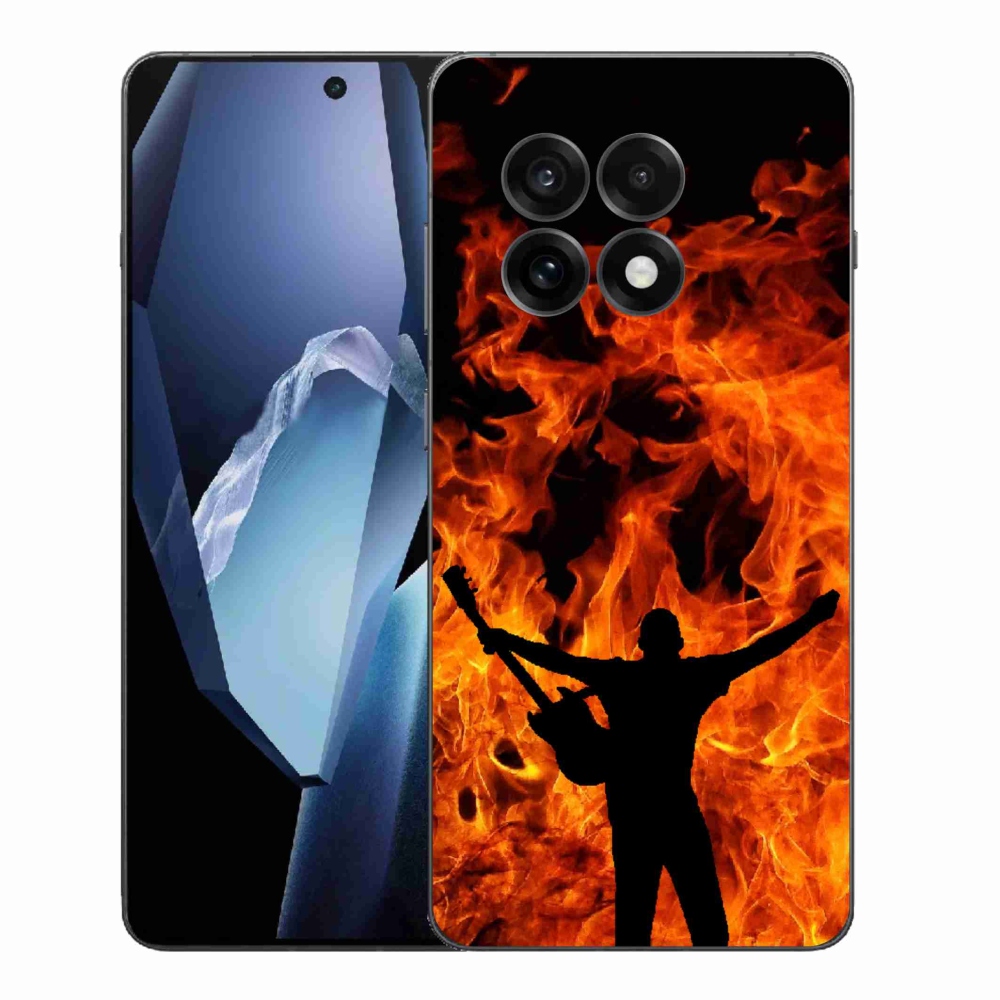 Gél borítás mmCase a One Plus 13R-en - zenész és tűz