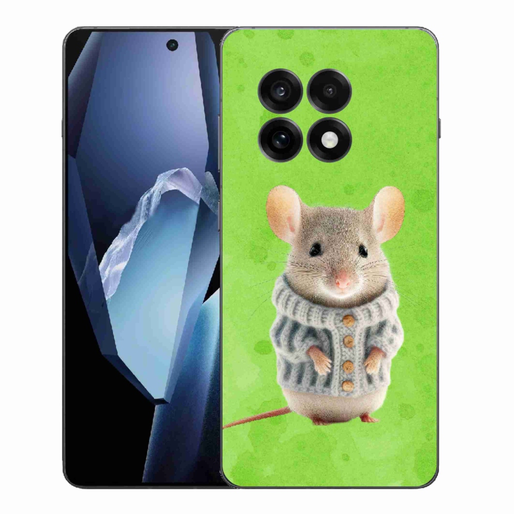 Zselés borítás mmCase a One Plus 13R készülékhez - egér pulóverben