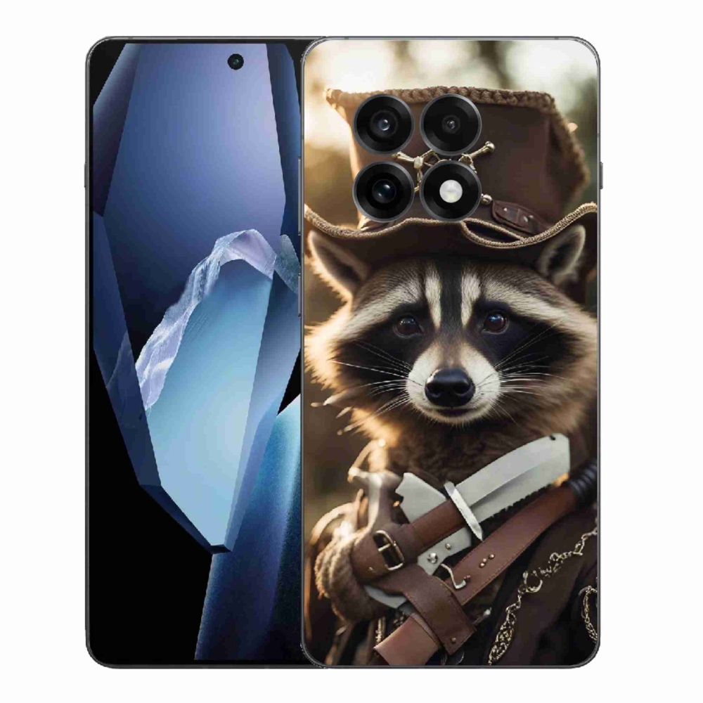 Zselés borítás mmCase for One Plus 13R - mosómedve egyenruhában