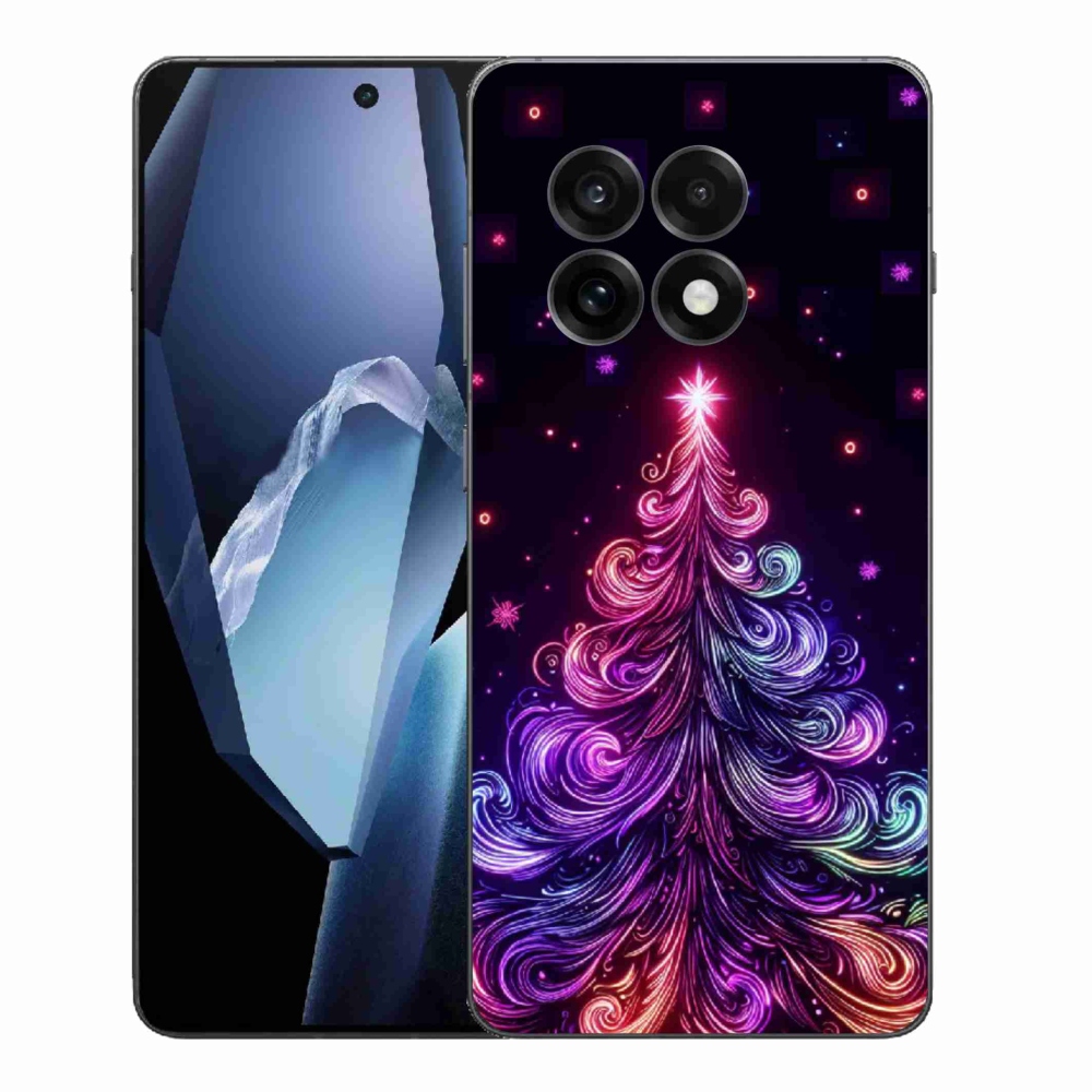 Gél borítás mmCase on One Plus 13R - neon karácsonyfa 1