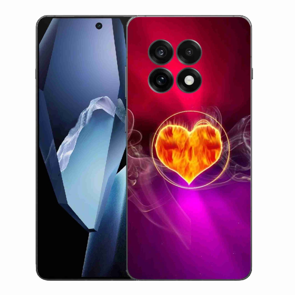 Gél borítás mmCase a One Plus 13R készülékhez - tüzes szív