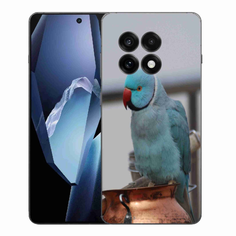 Zselés tok mmCase One Plus 13R készülékhez - papagáj alexander kék
