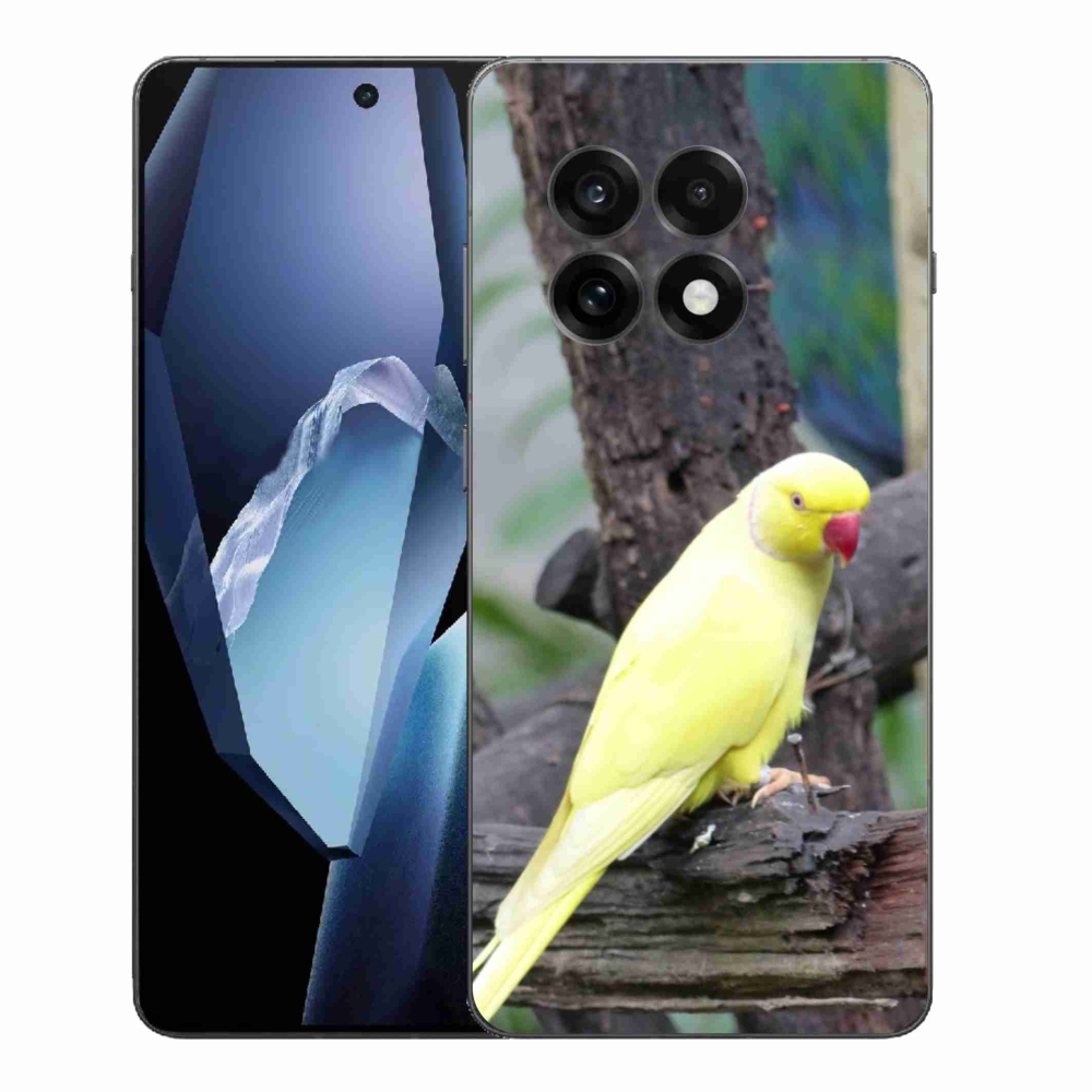 Zselés tok mmCase One Plus 13R-hez - papagáj alexander sárga