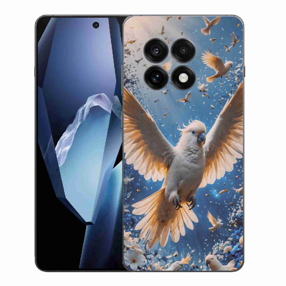 Zselés borítás mmCase a One Plus 13R készülékhez - kakadu papagáj