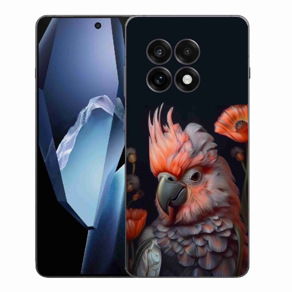 Gél borítás mmCase a One Plus 13R készülékhez - kakadu papagáj színekben