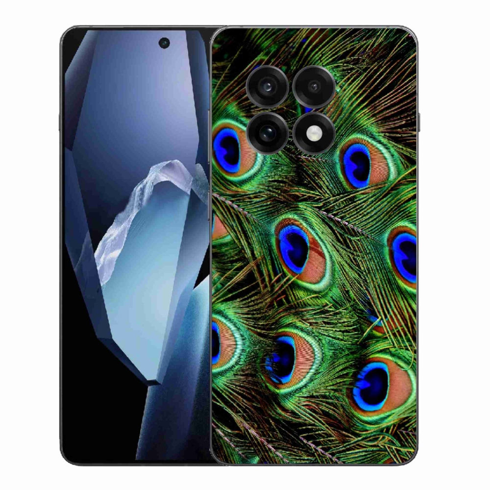 Zselés tok mmCase One Plus 13R készülékhez - pávatoll
