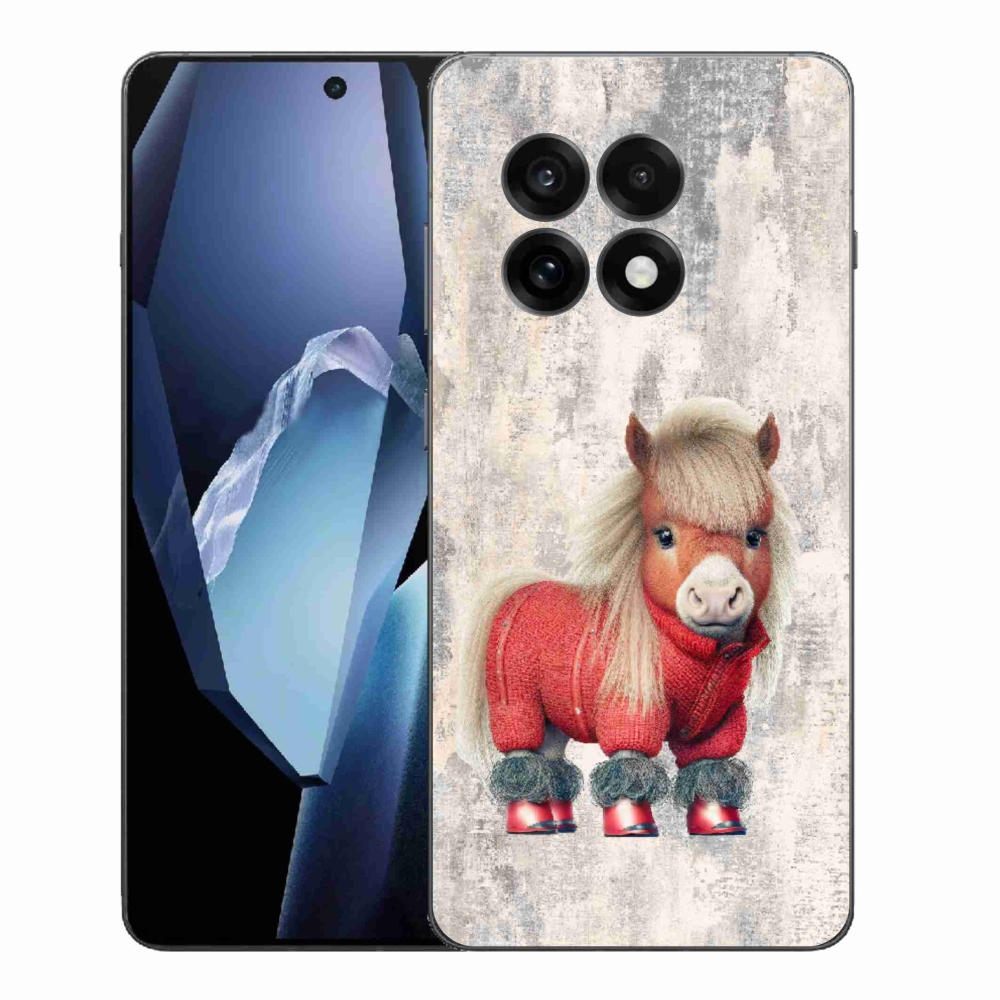 Zselés borítás mmCase a One Plus 13R-hez - póni pulóverben