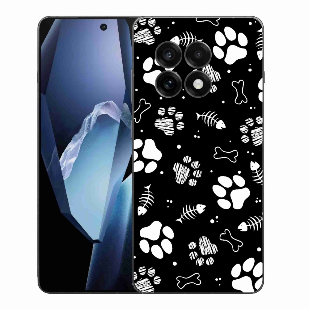 Zselés borítás mmCase for One Plus 13R - kutyamancsok