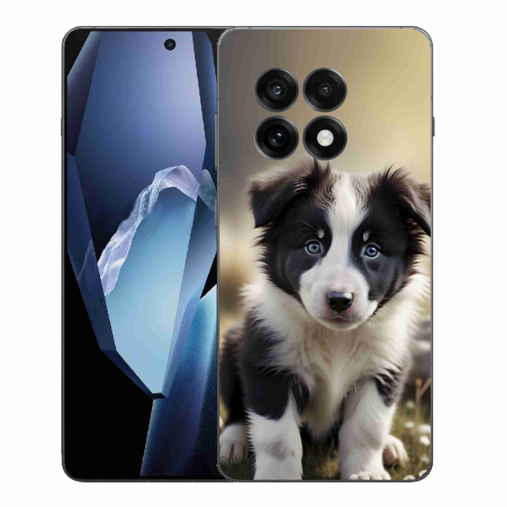 Zselés borítás mmCase a One Plus 13R készülékhez - aranyos border collie