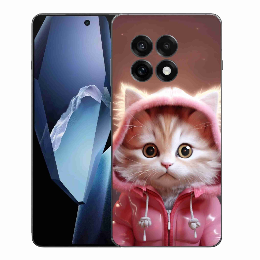 Zselés borítás mmCase a One Plus 13R készülékhez - aranyos cica 3
