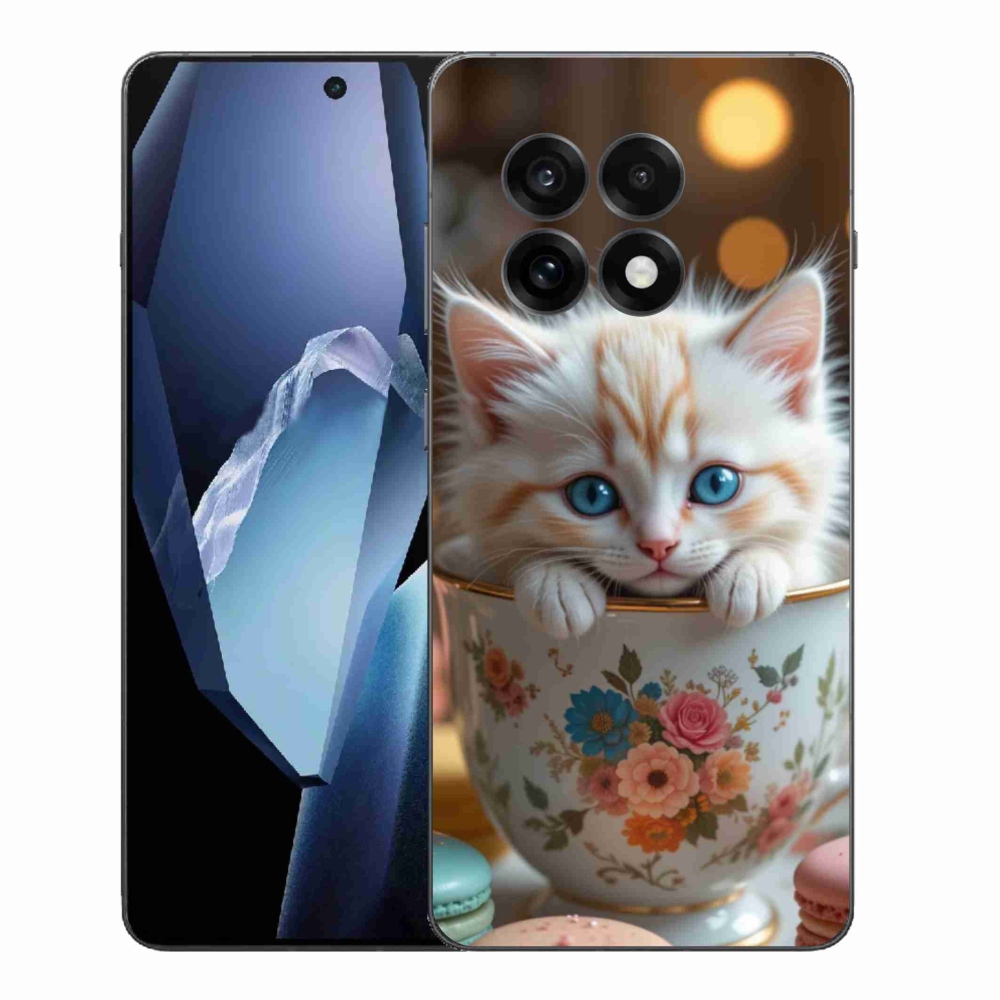 Zselés borítás mmCase a One Plus 13R készülékhez - aranyos cica 6