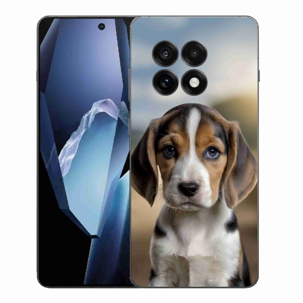 Zselés borítás mmCase a One Plus 13R készülékhez - aranyos beagle