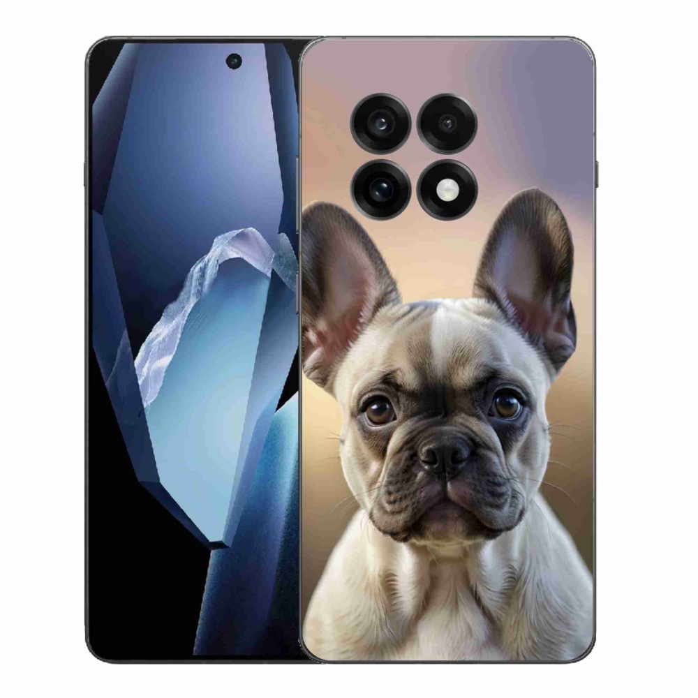 Gél borítás mmCase a One Plus 13R készülékhez - aranyos francia bulldog