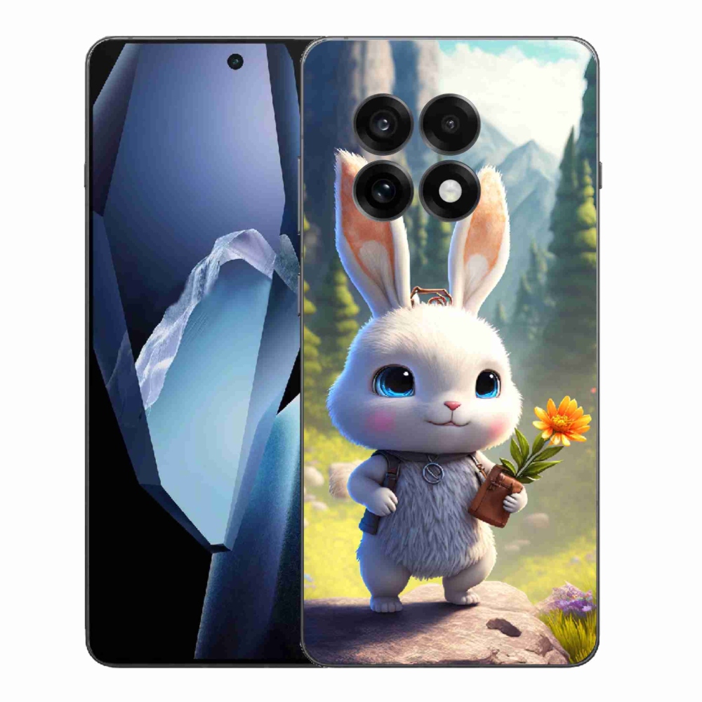 Gél védőhuzat mmCase One Plus 13R készülékhez - aranyos nyuszi