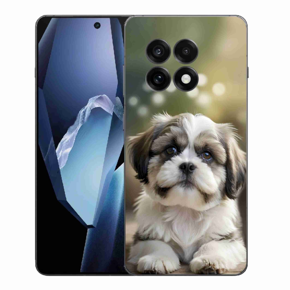 Zselés borítás mmCase a One Plus 13R készülékhez - aranyos shih-tzu