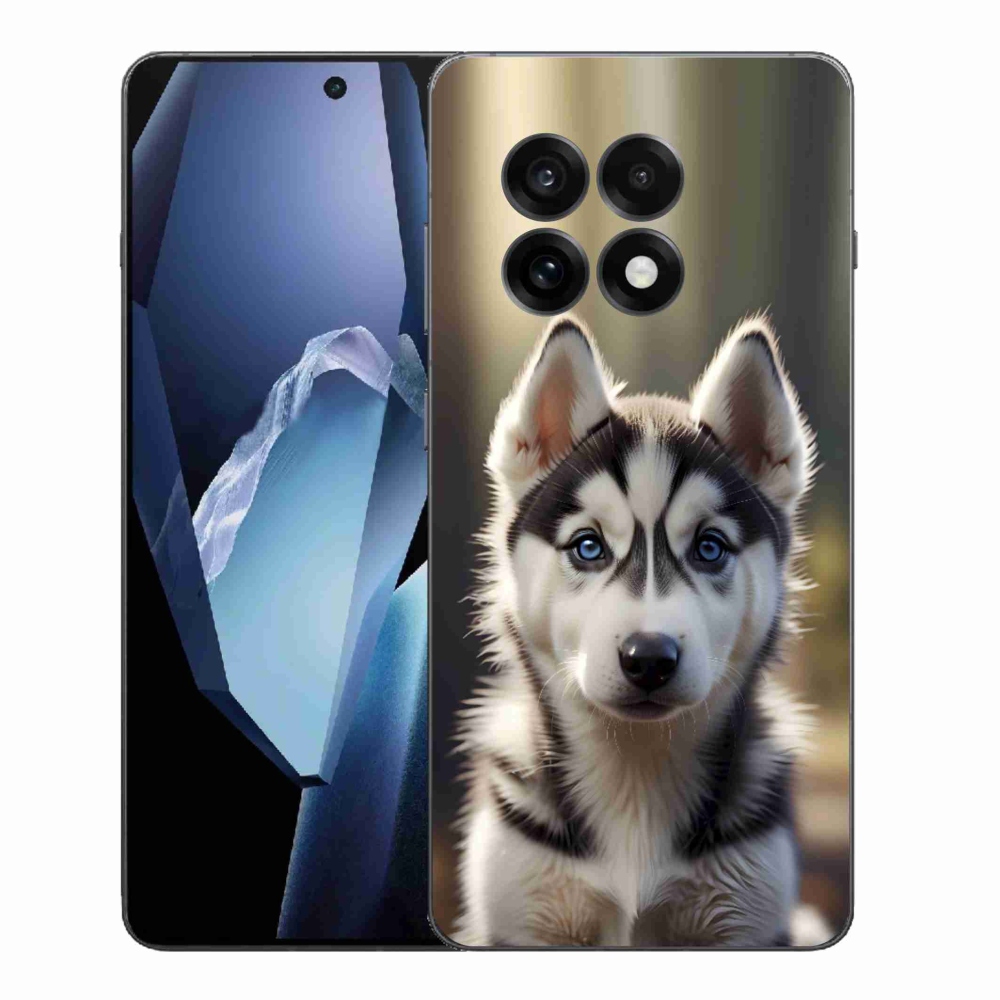 Zselés borítás mmCase a One Plus 13R készülékhez - aranyos szibériai husky