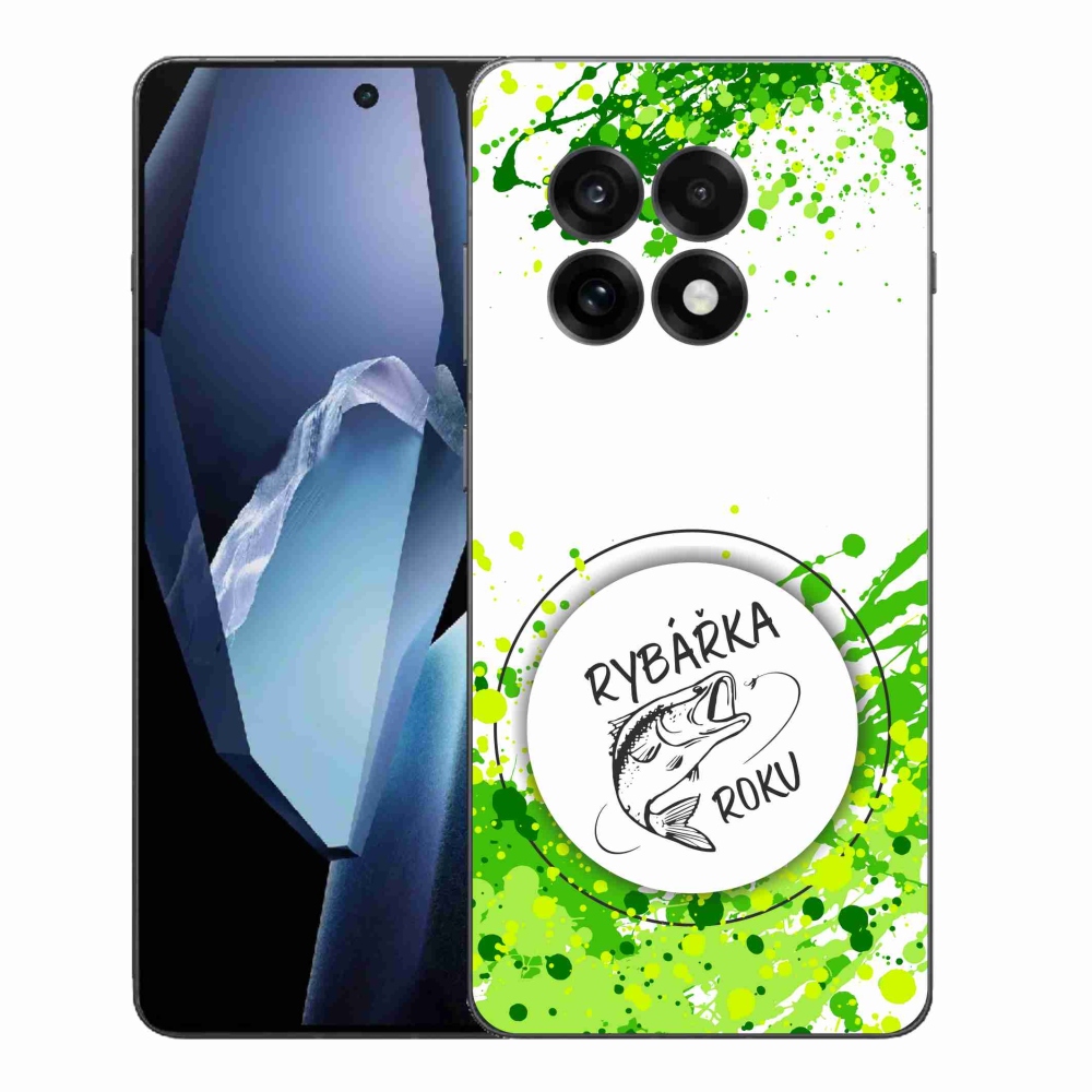 Gél borító mmCase a One Plus 13R készülékre - az év halászának fehér háttere