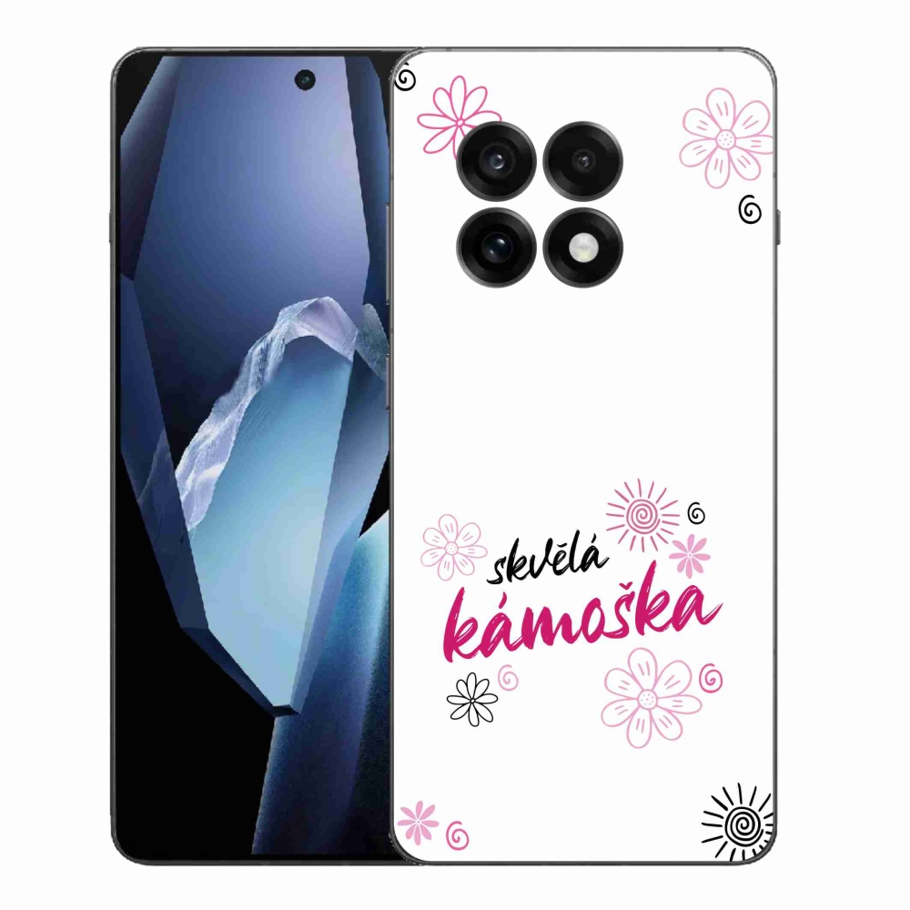 Gél borítás mmCase One Plus 13R - nagyszerű haver fehér háttérrel