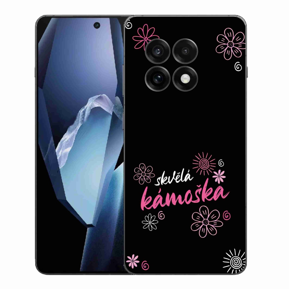 Gél borítás mmCase One Plus 13R - nagyszerű haver fekete háttérrel
