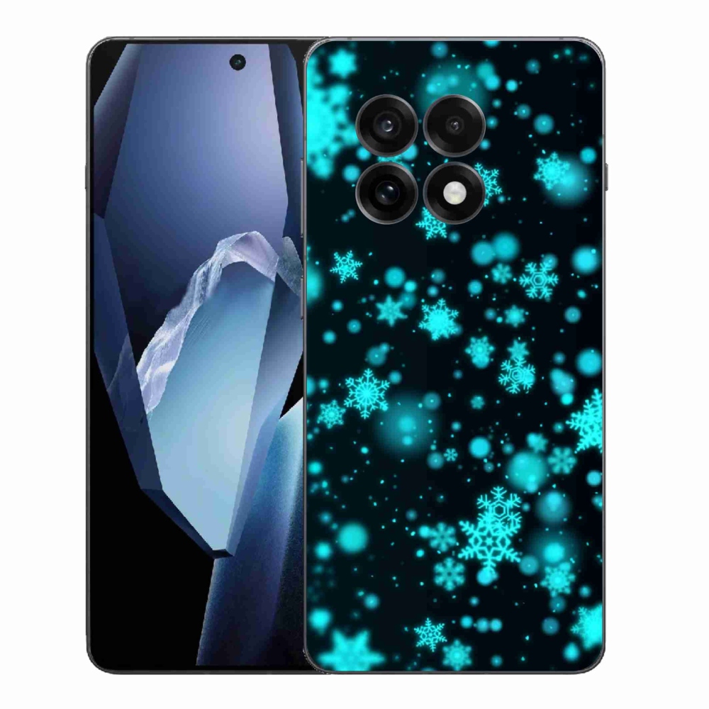 Zselés borítás mmCase a One Plus 13R készülékhez - hópelyhek 1