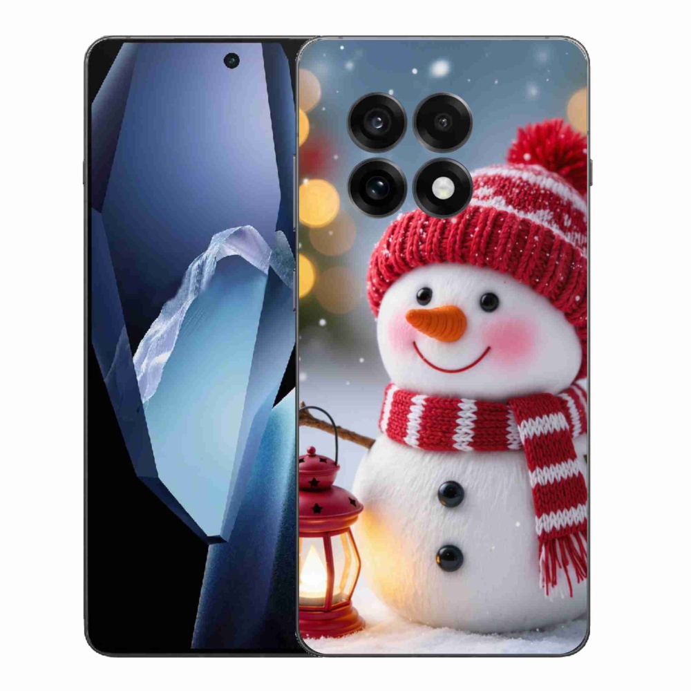 Zselés borítás mmCase a One Plus 13R készülékhez - hóember 2