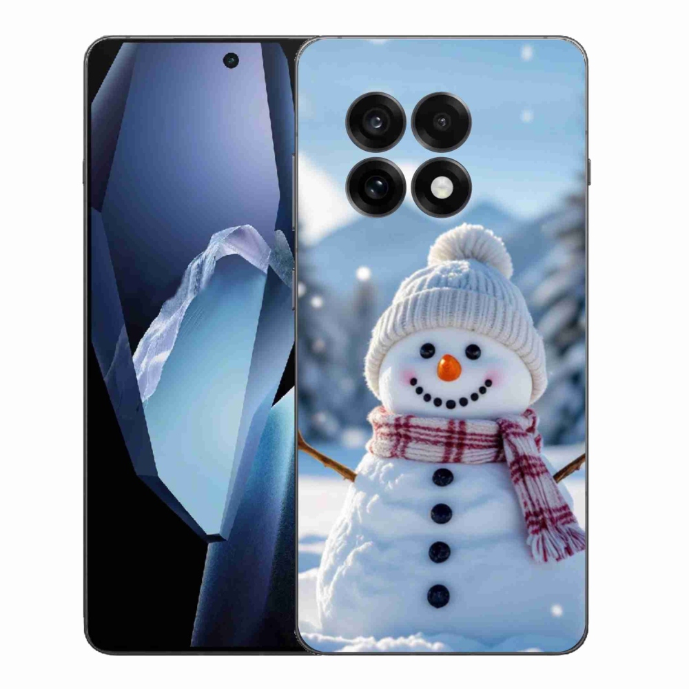 Zselés borítás mmCase a One Plus 13R készülékhez - hóember 3