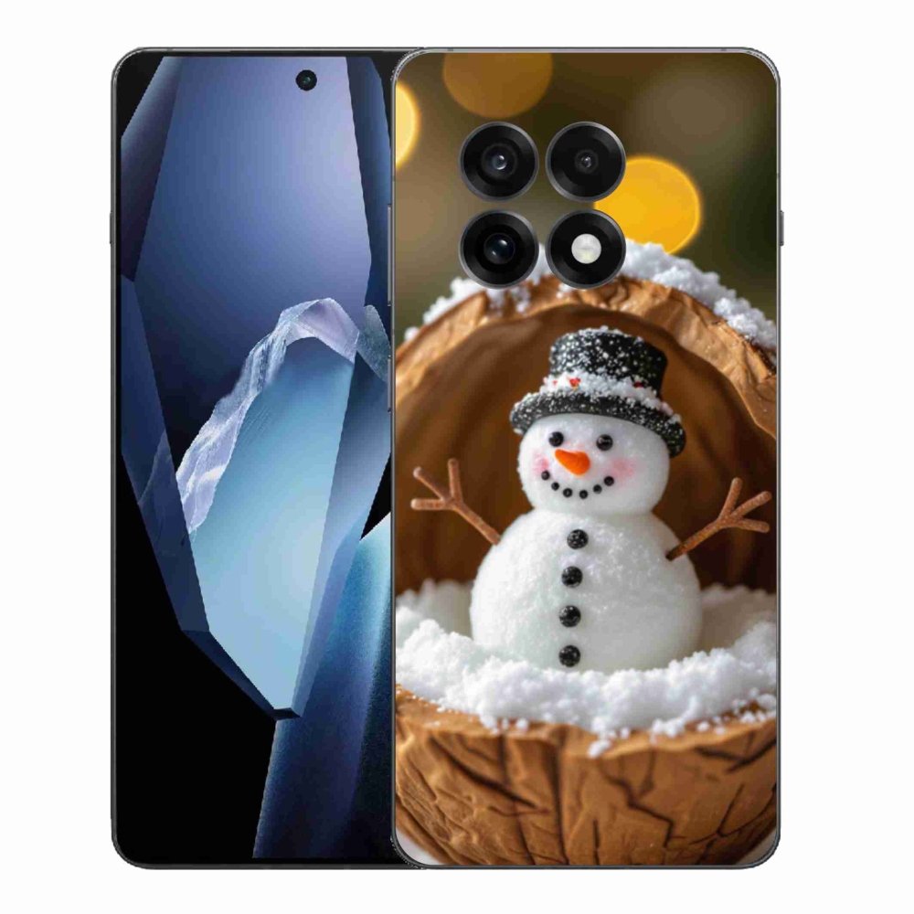 Zselés borítás mmCase a One Plus 13R készülékhez - hóember 4