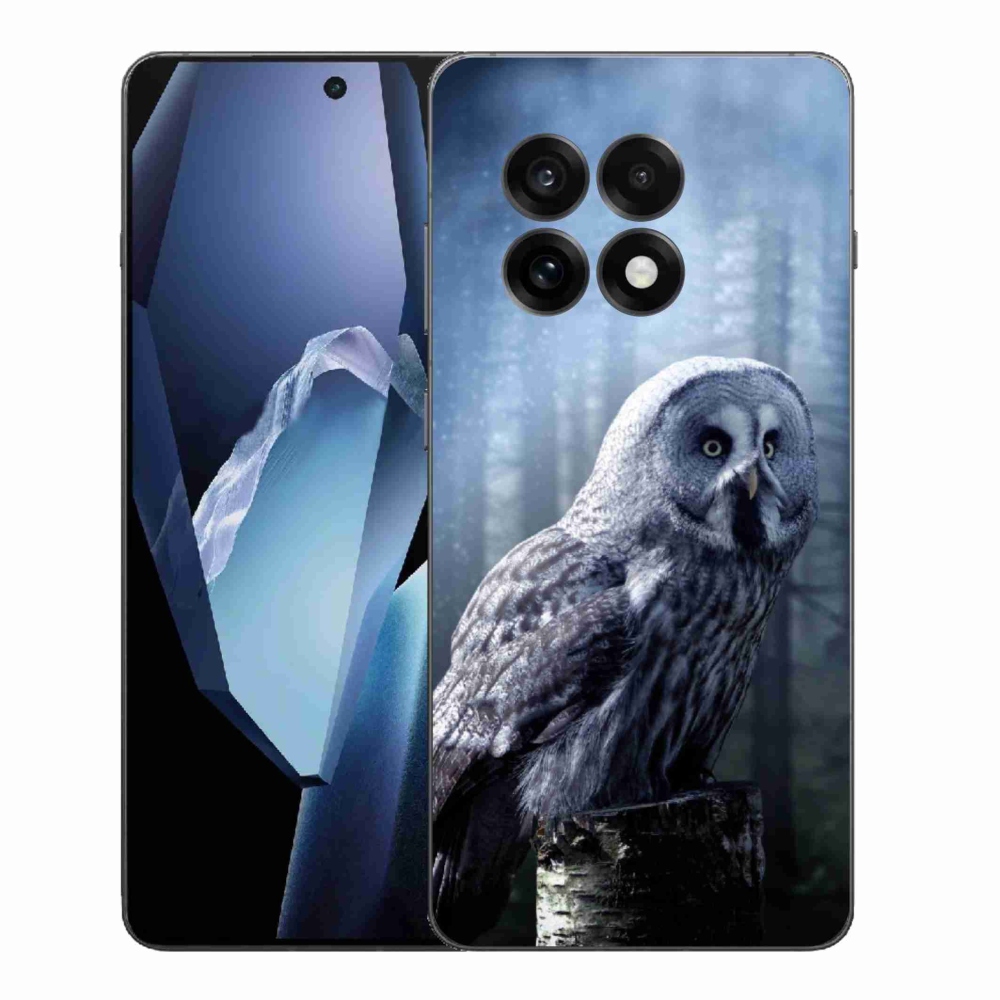 Zselés borítás mmCase a One Plus 13R készülékhez - bagoly